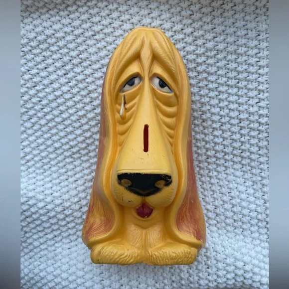 Other | Vintage 197s My Toy Inc Sad Crying Basset Hound Dog Piggy